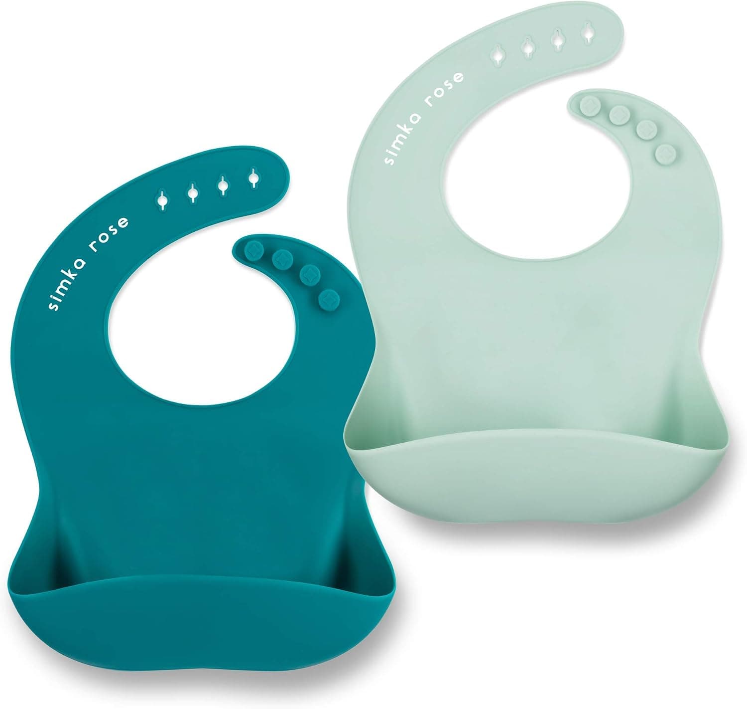 Silicone Catch-All Bib Set