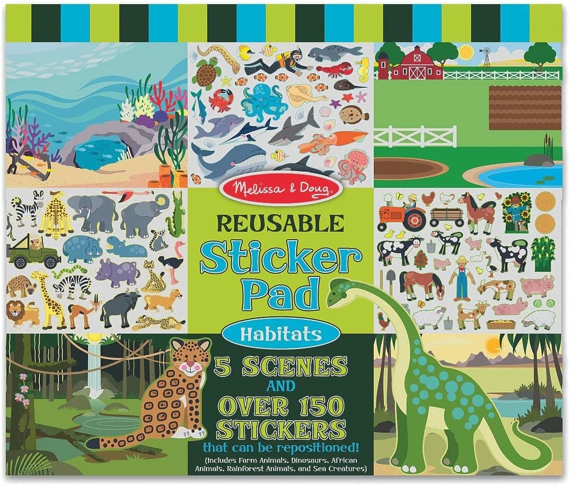 Melissa & Doug Reusable Sticker Pad