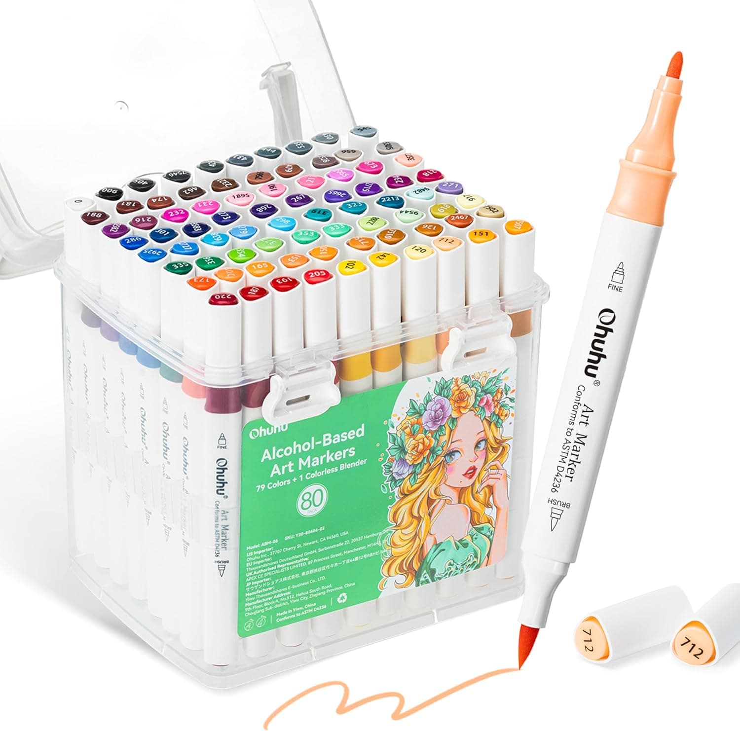 Ohuhu Alcohol Marker Set